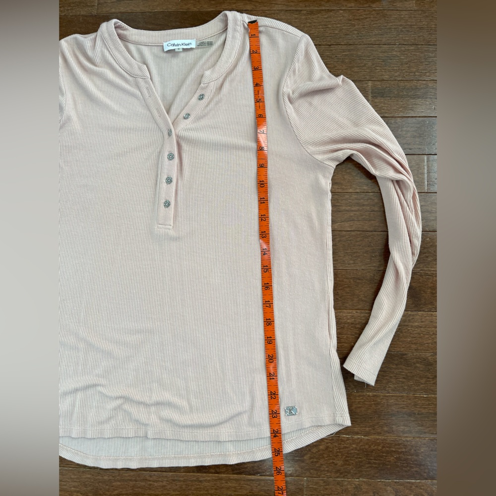 Calvin Klein Performance Ribbed Henley - Picture 5 of 7